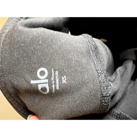 ALO Yoga grey Moto Mesh  leggings  XS - Picture 5 of 7